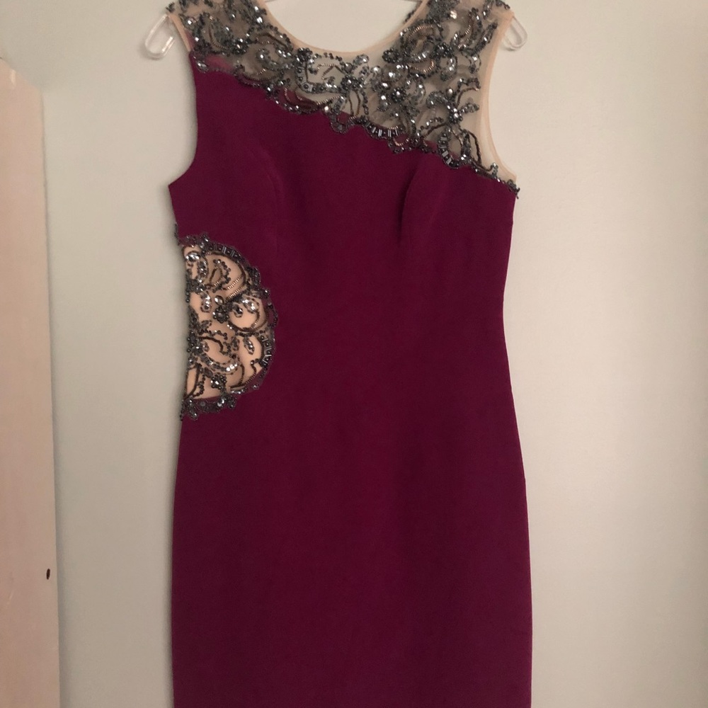 Magenta Kathy Hilton Cocktail Dress (Size 4)